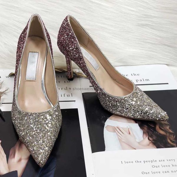 designer sandals women gradient sandal pointed toe pumps romy love glitter high heels lady wedding shoes, Black
designer sandals women gradient sandal pointed toe pumps romy love glitter high heels lady wedding shoes, Black