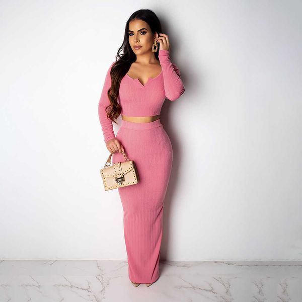 two piece dress echoine solid vneck long sleeve crop pencil skirt set two piece set skinny bodycon ribbed pink skirt party matching set j230, White
two piece dress echoine solid vneck long sleeve crop pencil skirt set two piece set skinny bodycon ribbed pink skirt party matching set j230, White