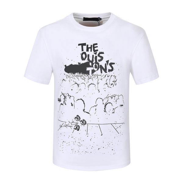 designer men's t-shirts summer loose casual quality print sleeve short tshirt c5si, White;black
designer men's t-shirts summer loose casual quality print sleeve short tshirt c5si, White;black