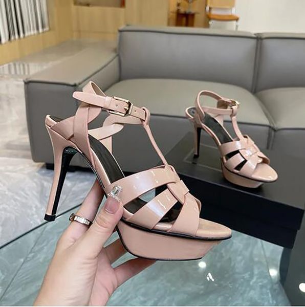 stiletto heel sandals fashion women shoes designers platform strongly recommends cowhide patent leathe front rear strap .5cm high heeled 3, Black
stiletto heel sandals fashion women shoes designers platform strongly recommends cowhide patent leathe front rear strap .5cm high heeled 3, Black