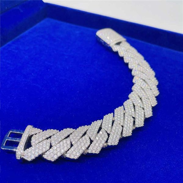 cool design hio hop jewelry s925 gold plated fully iced cuban link mens cuban link bracelet, Silver
cool design hio hop jewelry s925 gold plated fully iced cuban link mens cuban link bracelet, Silver