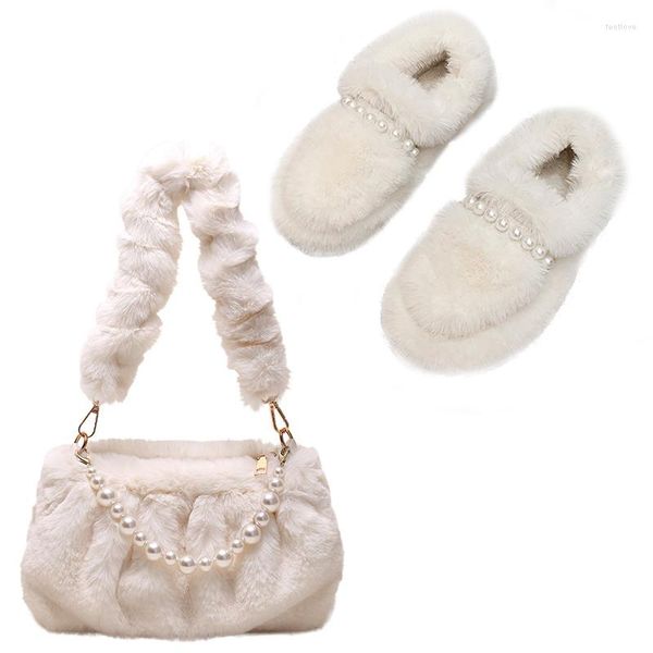 slippers slippers winter cotton boots women plus velvet padded warm shoes to wear home snow fashion pearl chain shoulder bag set, Black
slippers slippers winter cotton boots women plus velvet padded warm shoes to wear home snow fashion pearl chain shoulder bag set, Black