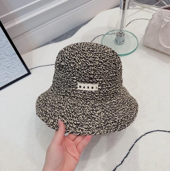 wide brim straw hats women luxury designer bucket hats marnis letter strawhat grass braid caps for men women casquette beanies bpv, Blue;gray
wide brim straw hats women luxury designer bucket hats marnis letter strawhat grass braid caps for men women casquette beanies bpv, Blue;gray