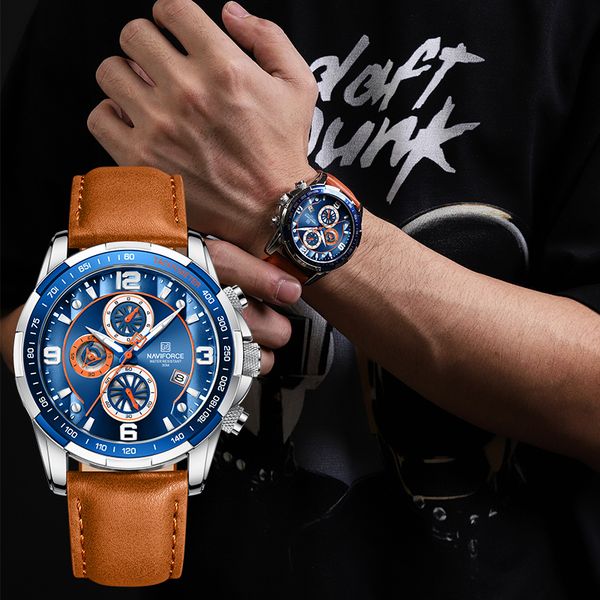 wristwatches other goods brand luxury naviforce 100% original fashion watch for men multifunction sport waterproof man quartz wristwatches c, Slivery;brown
wristwatches other goods brand luxury naviforce 100% original fashion watch for men multifunction sport waterproof man quartz wristwatches c, Slivery;brown