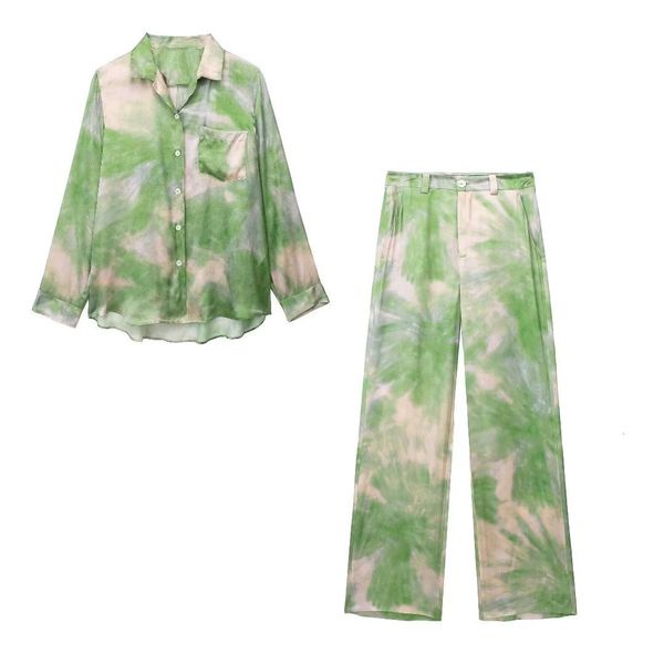 women's tracksuits pb za 2023 fashion tie dye set versatile loose collar shirt retro casual female wide leg pants 230506, Gray
women's tracksuits pb za 2023 fashion tie dye set versatile loose collar shirt retro casual female wide leg pants 230506, Gray