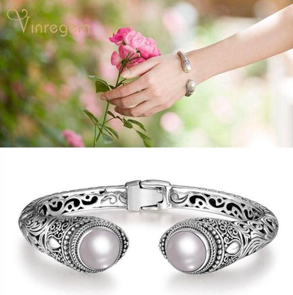 other bracelets vinregem romantic 100 925 sterling silver pearl vintage women charm bangle wedding engagement fine jewelry gift4883377, Golden;silver
other bracelets vinregem romantic 100 925 sterling silver pearl vintage women charm bangle wedding engagement fine jewelry gift4883377, Golden;silver