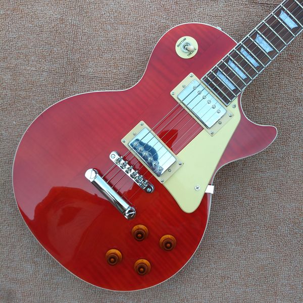 mahogany fingerboard red maple flame solid mahogany chrome hardware electric guitar with 58
mahogany fingerboard red maple flame solid mahogany chrome hardware electric guitar with 58