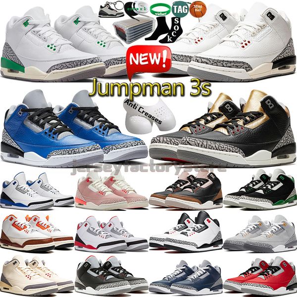 with box 3 basketball shoes men women 3s lucky green pine black white cement reimagined racer blue fire red desert elephant unc mens womens
with box 3 basketball shoes men women 3s lucky green pine black white cement reimagined racer blue fire red desert elephant unc mens womens