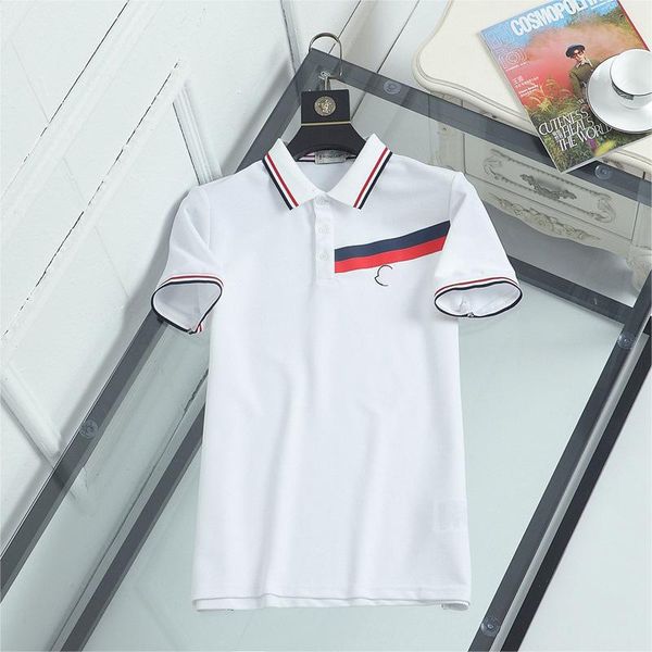 designer men polo shirts casual print classic polo shirt solid breathable tshirt slim fit short sleeve male tee mens t-shirts monclair qual, White;black
designer men polo shirts casual print classic polo shirt solid breathable tshirt slim fit short sleeve male tee mens t-shirts monclair qual, White;black