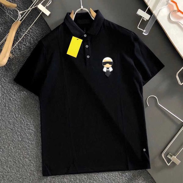 summer short sleeved tshirt mens polo shirt karl designer tshirt cartoon embroidery polos lapel tee men casual sweatshirt man t shirts, White;black
summer short sleeved tshirt mens polo shirt karl designer tshirt cartoon embroidery polos lapel tee men casual sweatshirt man t shirts, White;black