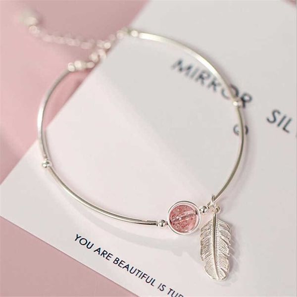 charm bracelets ventfille sterling silver fashion strawberry crystal feather leaf bracelet ladies bracelet simple all-match party jewelry gi, Golden;silver
charm bracelets ventfille sterling silver fashion strawberry crystal feather leaf bracelet ladies bracelet simple all-match party jewelry gi, Golden;silver