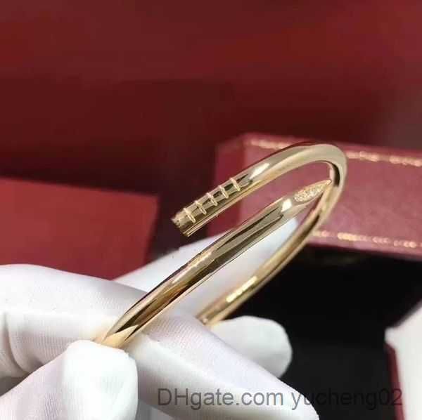 2.8mm designer 4.2 mm thin thick nail bracelet bangle titanium steel 18k gold plated bracelets women love bracelet bangles jewelry gift size, Black
2.8mm designer 4.2 mm thin thick nail bracelet bangle titanium steel 18k gold plated bracelets women love bracelet bangles jewelry gift size, Black