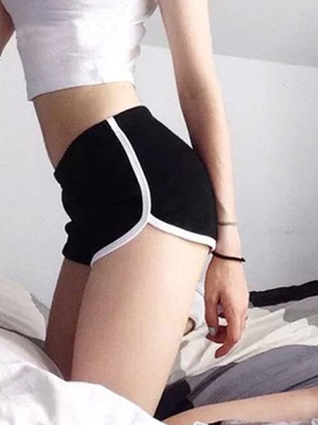 womens shorts sports women summer candy color anti emptied skinny casual lady elastic waist beach correndo short pants 230506, White;black
womens shorts sports women summer candy color anti emptied skinny casual lady elastic waist beach correndo short pants 230506, White;black