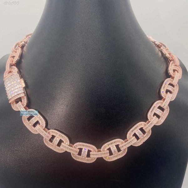 new design customized luxury iced out man jewelry 15mm baguette diamond miami cuban link chain mariner chain, Silver
new design customized luxury iced out man jewelry 15mm baguette diamond miami cuban link chain mariner chain, Silver