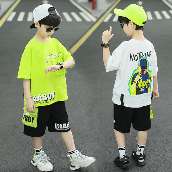 clothing sets summer boys cotton loose alphabet printing tshirt short pants overfit set school kids tracksuit child outfit suits 314yrs 2305, White
clothing sets summer boys cotton loose alphabet printing tshirt short pants overfit set school kids tracksuit child outfit suits 314yrs 2305, White