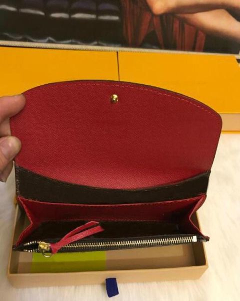 womens emilie wallets fashion button long wallet card pouch round coin purse zippy brown waterproof famous card bag3618916, Red;black
womens emilie wallets fashion button long wallet card pouch round coin purse zippy brown waterproof famous card bag3618916, Red;black