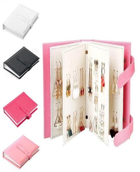 jewelry pouches bags 1pcs portable folding earrings storage booklet pu leather ear studs display rack box earring stand holder8336664, Pink;blue
jewelry pouches bags 1pcs portable folding earrings storage booklet pu leather ear studs display rack box earring stand holder8336664, Pink;blue
