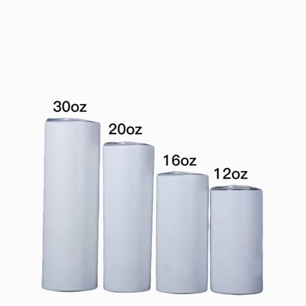 sublimation blanks mug 20oz stainless steel straight tumblers white tumbler with lids and straw heat transfer cups water bottles 50 pcs/cart
sublimation blanks mug 20oz stainless steel straight tumblers white tumbler with lids and straw heat transfer cups water bottles 50 pcs/cart