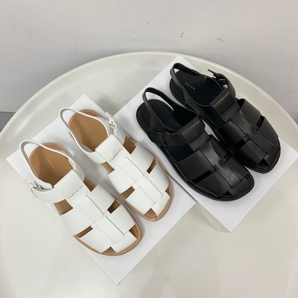 women's shoes the row fisherman sandals smooth nappa seamless strap leather black milk 35-39 original box
women's shoes the row fisherman sandals smooth nappa seamless strap leather black milk 35-39 original box