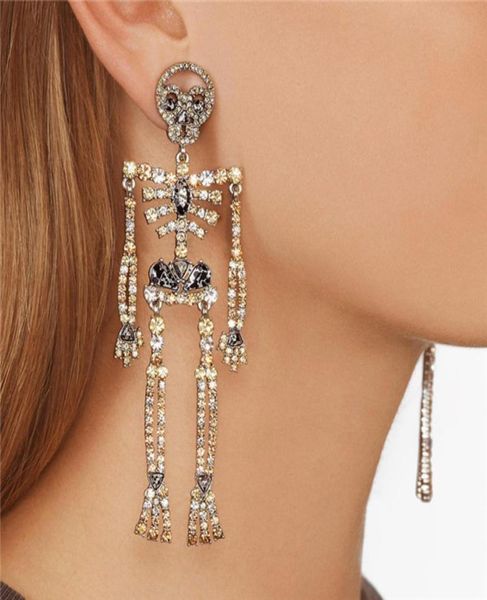 european and american fashion halloween alloy diamond frame earrings exaggerated personality versatile pendant earrings3454320, Silver
european and american fashion halloween alloy diamond frame earrings exaggerated personality versatile pendant earrings3454320, Silver