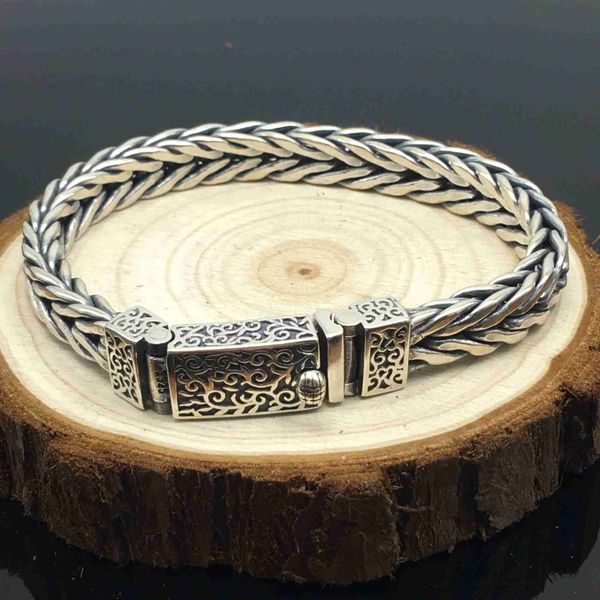 factory price wholesale original 925 sterling silver six-character mantra bracelet men hip-hop fashion style jewelry, Golden;silver
factory price wholesale original 925 sterling silver six-character mantra bracelet men hip-hop fashion style jewelry, Golden;silver