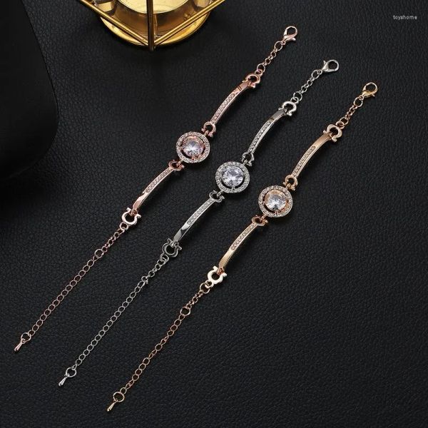 link bracelets fashionable simple ladies bracelet 2023 crystal rose gold adjustable, Black
link bracelets fashionable simple ladies bracelet 2023 crystal rose gold adjustable, Black