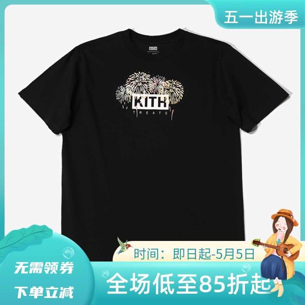 men's t-shirt kith treats tokyo the hanabi tee japan exclusive fireworks summer festival short sleeve for men, White;black
men's t-shirt kith treats tokyo the hanabi tee japan exclusive fireworks summer festival short sleeve for men, White;black