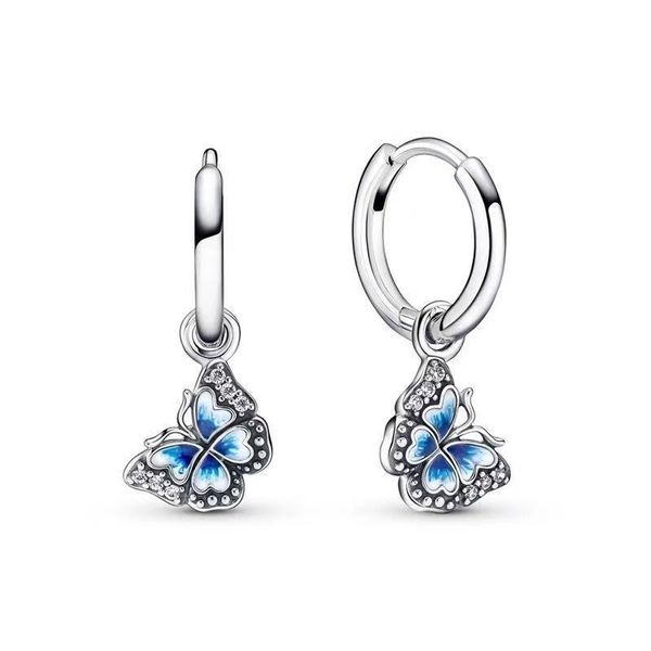 blue butterfly hoop earrings designer 925 silver pan exaggerated wind earrings classic high-quality jewelry does not lose color, non-allergi, Golden;silver
blue butterfly hoop earrings designer 925 silver pan exaggerated wind earrings classic high-quality jewelry does not lose color, non-allergi, Golden;silver
