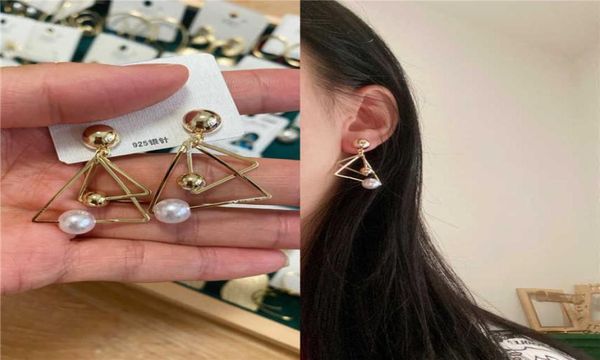942 vintage stick copper goldplated color preserving personalized star love pearl silver needle korean earrings5701155, Golden
942 vintage stick copper goldplated color preserving personalized star love pearl silver needle korean earrings5701155, Golden