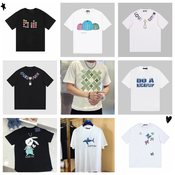 classic men's t-shirt designer luxury brand fashion print with embroidery men's and women's crew neck multi-purpose couple t-, White;black
classic men's t-shirt designer luxury brand fashion print with embroidery men's and women's crew neck multi-purpose couple t-, White;black