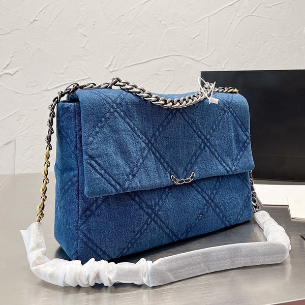 womens denim 19 maxi xl quilted bags classic single flap bicolore quilted purse silver metal hardware matelasse crossbody shoulder handbag 3
womens denim 19 maxi xl quilted bags classic single flap bicolore quilted purse silver metal hardware matelasse crossbody shoulder handbag 3