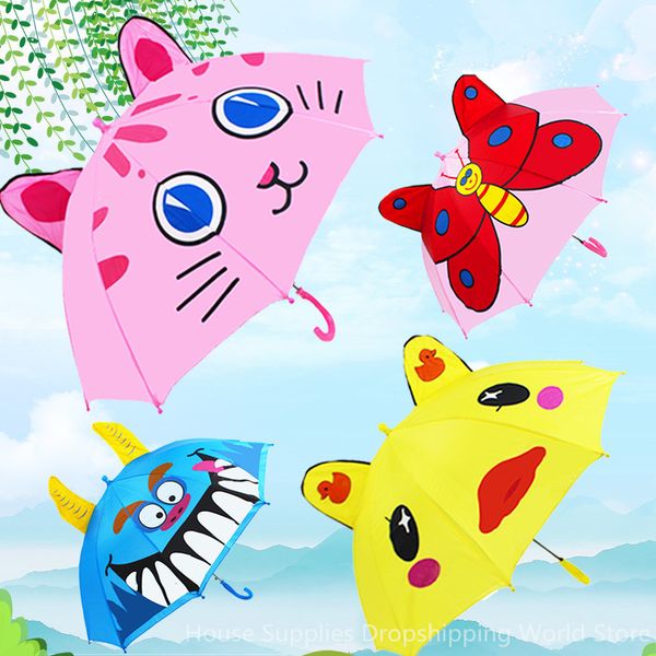 rain gear kindergarten children umbrella mini cute cartoon animated character rabbit shark 2-8-year old children umbrella sunny umbrella 230, Red;brown
rain gear kindergarten children umbrella mini cute cartoon animated character rabbit shark 2-8-year old children umbrella sunny umbrella 230, Red;brown