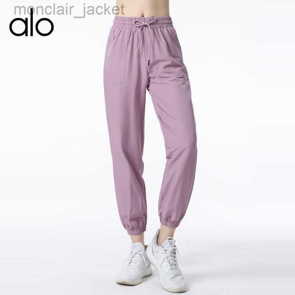 desginer alos yoga leggings yoga's new fast drying loose fitting sports pants for women with high waistband pockets casual pants drawst, Black
desginer alos yoga leggings yoga's new fast drying loose fitting sports pants for women with high waistband pockets casual pants drawst, Black