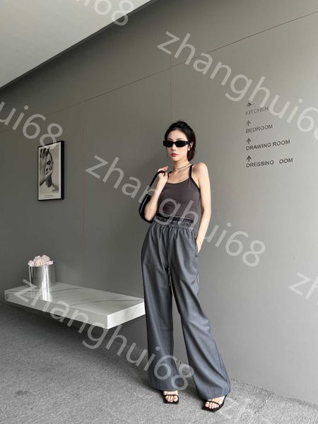 23ss womens designer clothing womens pants ribbon splicing logo elastic waist drawstring casual pants women clothing, Black;white
23ss womens designer clothing womens pants ribbon splicing logo elastic waist drawstring casual pants women clothing, Black;white