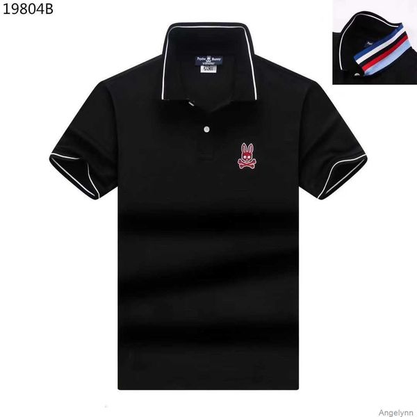2023 psycho bunny summer new men's t shirt skull rabbit polo short sleeve cartoon embroidery collar solid fashion brand simple aat1, White;black
2023 psycho bunny summer new men's t shirt skull rabbit polo short sleeve cartoon embroidery collar solid fashion brand simple aat1, White;black