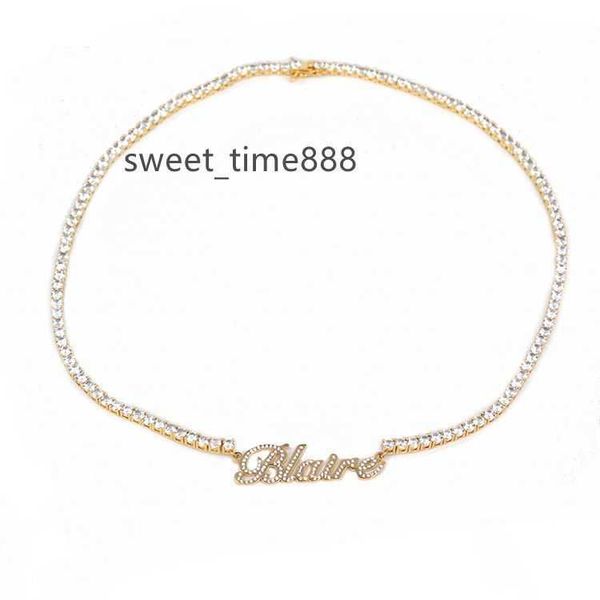 custom 18k gold plated jewelry stainless steel personalised name moissanite tennis chain diamond necklace, Silver
custom 18k gold plated jewelry stainless steel personalised name moissanite tennis chain diamond necklace, Silver