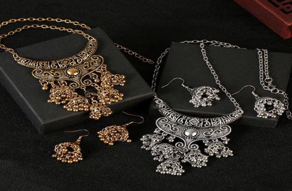 luxury retro indian jewelry set earring necklace bijoux wedding hangers ethnic carved jhumka earrings 2207187748824, Silver
luxury retro indian jewelry set earring necklace bijoux wedding hangers ethnic carved jhumka earrings 2207187748824, Silver