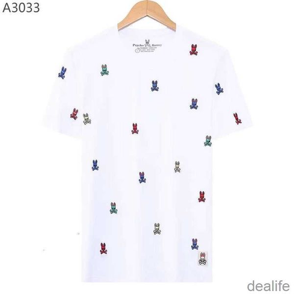 psycho bunny 23 summer new skull rabbit full embroidery short sleeve cotton versatile t-shirt fashion brand men's xb7z, White;black
psycho bunny 23 summer new skull rabbit full embroidery short sleeve cotton versatile t-shirt fashion brand men's xb7z, White;black