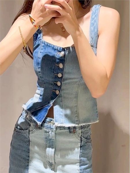camisoles tanks y2k color block denim corset for women off shoulder backless sleeveless vest summer female party streetwear tank 230508, Black;white
camisoles tanks y2k color block denim corset for women off shoulder backless sleeveless vest summer female party streetwear tank 230508, Black;white