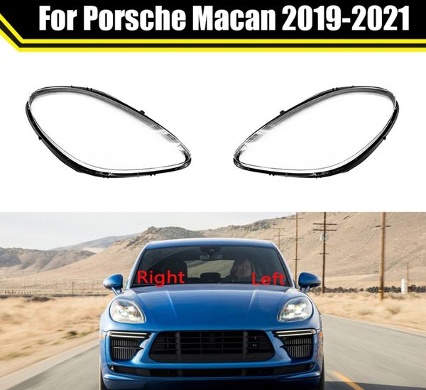 front car protective headlight glass lens cover shade shell transparent light housing lamp caps for porsche macan 2019-2021
front car protective headlight glass lens cover shade shell transparent light housing lamp caps for porsche macan 2019-2021