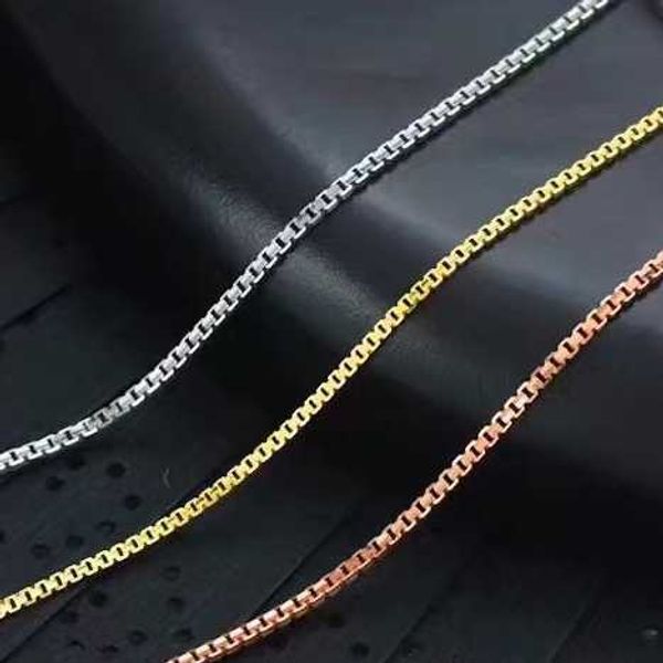 2.4 grams real 18k solid gold rope chain pure gold jewelry wholesale 18 karat gold chain box chain real orginal necklace, Silver
2.4 grams real 18k solid gold rope chain pure gold jewelry wholesale 18 karat gold chain box chain real orginal necklace, Silver