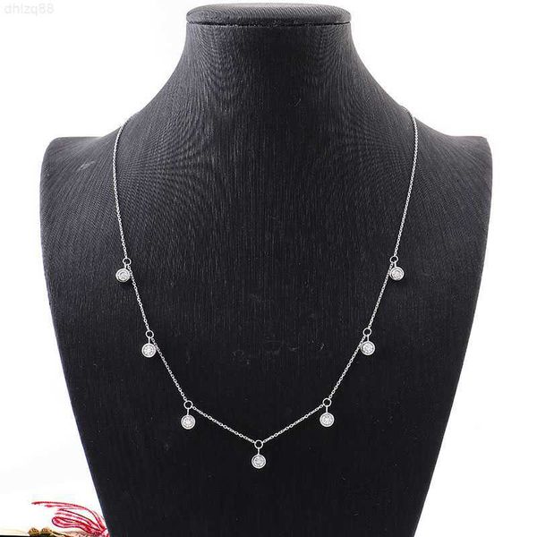 fashion women 7 pieces round cut moissanite diamond necklace pendent 10k white gold jewelry necklace girls present, Silver
fashion women 7 pieces round cut moissanite diamond necklace pendent 10k white gold jewelry necklace girls present, Silver