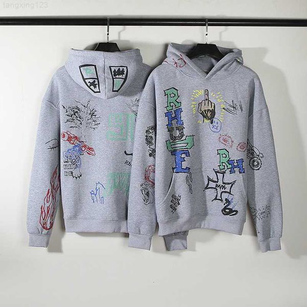 rhude doodle hoodie manager's hand-painted graffiti set head high street men's and women's hooded sweater, Black
rhude doodle hoodie manager's hand-painted graffiti set head high street men's and women's hooded sweater, Black