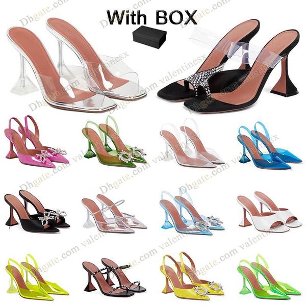 with box amina muaddi gilda silver leather sandals crystal-encrusted strap spool heels sky-high heel for women summer transparent shoes part, Black
with box amina muaddi gilda silver leather sandals crystal-encrusted strap spool heels sky-high heel for women summer transparent shoes part, Black