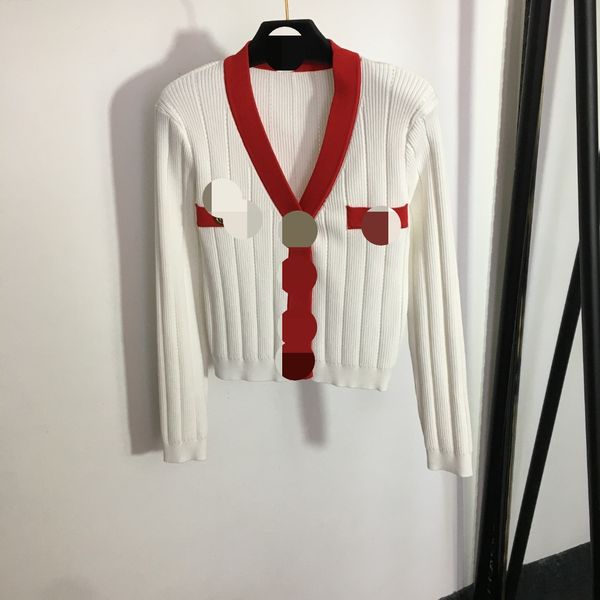 429 2023 runway summer brand same style sweater long sleeve cardigan v neck pink embroidery striped fashion clothes womens 20231720, White;black
429 2023 runway summer brand same style sweater long sleeve cardigan v neck pink embroidery striped fashion clothes womens 20231720, White;black