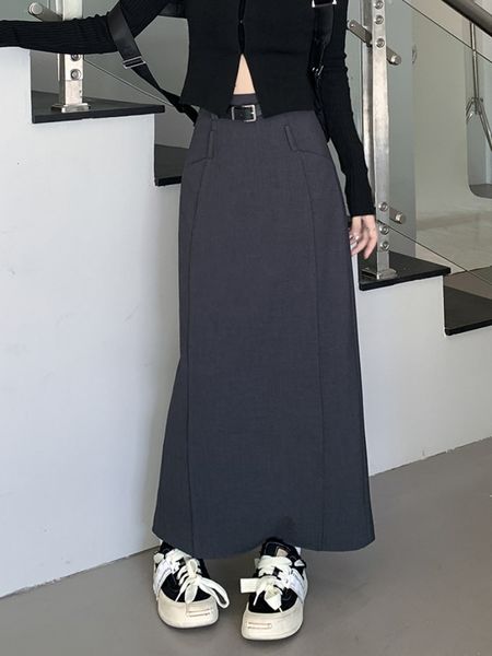 skirts s-xl 2colors women straight long skirt autumn winter korean style high waist back split suit long skirts female75054 230508, Black
skirts s-xl 2colors women straight long skirt autumn winter korean style high waist back split suit long skirts female75054 230508, Black