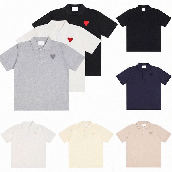 men's fashion polo shirt luxury men's t-shirts amis polo tee embroidery cotton short sleeve fashion casual summer shirt for men an, White;black
men's fashion polo shirt luxury men's t-shirts amis polo tee embroidery cotton short sleeve fashion casual summer shirt for men an, White;black