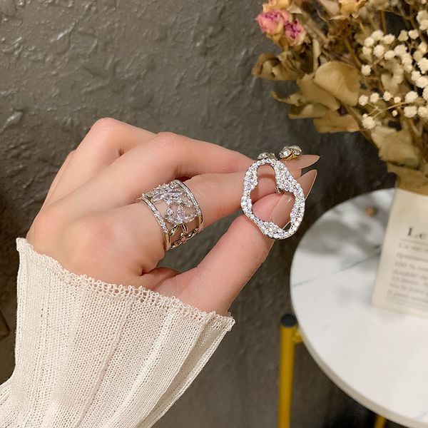 hollow finger ring diamond cz 925 sterling silver party wedding band rings for women promise birthday jewelry charm gift, Slivery;golden
hollow finger ring diamond cz 925 sterling silver party wedding band rings for women promise birthday jewelry charm gift, Slivery;golden