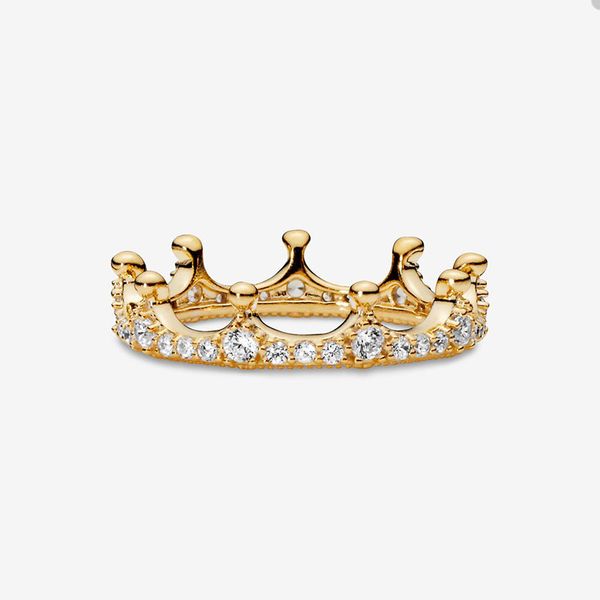 gold plated sparkling crown ring for pandora 925 sterling silver wedding party jewelry rings for women girlfriend gift luxury stacking ring, Slivery;golden
gold plated sparkling crown ring for pandora 925 sterling silver wedding party jewelry rings for women girlfriend gift luxury stacking ring, Slivery;golden