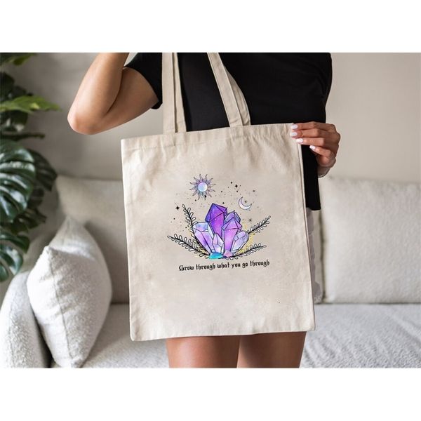 shopping bags grow through what you go canvas tote bag vintage women witchy crystals magic shopping bags 230506
shopping bags grow through what you go canvas tote bag vintage women witchy crystals magic shopping bags 230506